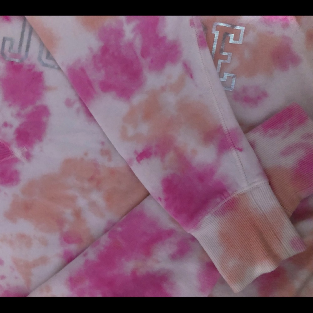 Justice tie dye sweatshirt
